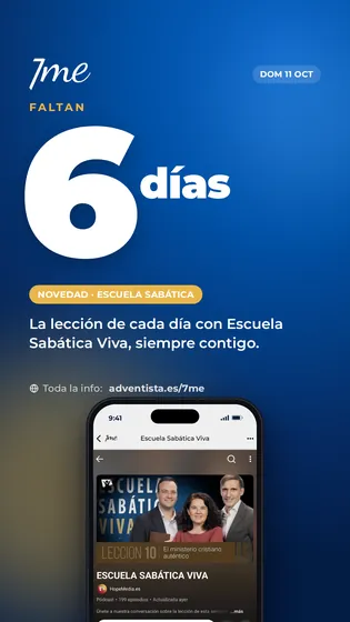 Faltan 6 · Escuela Sabática
