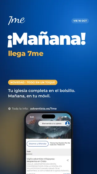 ¡Mañana! · Llega 7me